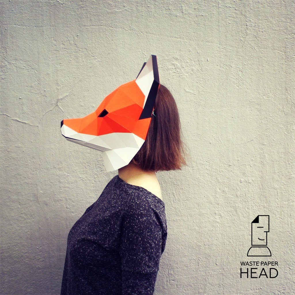 This is a photo of Amazing Printable Fox Mask This is a picture of Amazing Printable Fox Mask
