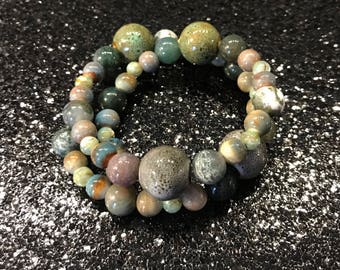 Green Forest Wrap Bracelet