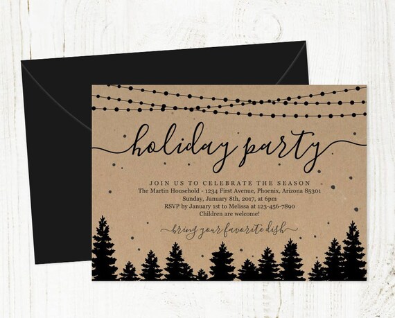 New Images Of Free <strong>Holiday Invitation</strong> Templates Word ... Holiday open house invitation template