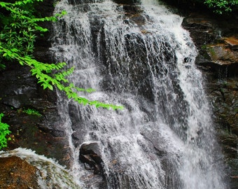Mountain Waterfall, Fine Art Matted Photography