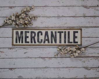 Wood Mercantile Sign, Kitchen Wall Decor, Mercantile Sign, Farmhouse Decor, Farmhouse Kitchen, Wood Kitchen Sign, Custom Wood Sign