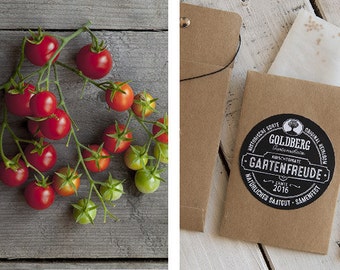 Cherry tomato "Garden delight" in the button & string seed Tütchen