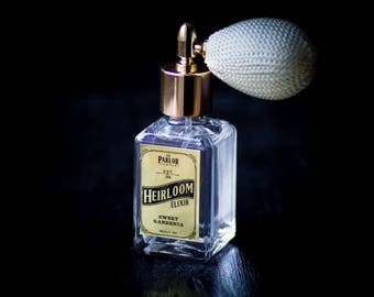 Heirloom Elixir - Sweet Gardenia Perfume - Gardenia Rose Bergamot Vanilla Floral - Atomizer Bottle -1 oz