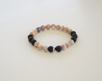 Jasper and Lava Stone
