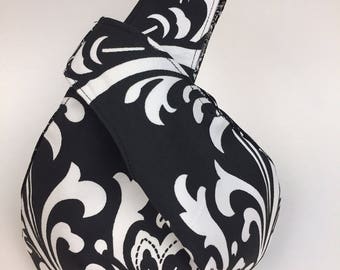 Black and White Project Bag, Wristlet, Gift Bag