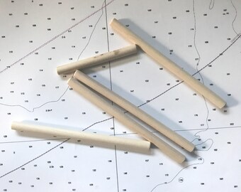 Yarn Swift Replacement Pegs by Chiao Goo // Natural Wood // Amish Style Table Top Yarn Winder