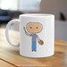 Pablo Picasso Mug, Unique Coffee Mug, Illustrated Mug, Cute Mug, Gifts for Him, Gifts for Her, Art Mug, Artist Mug, Famous Artist Mug