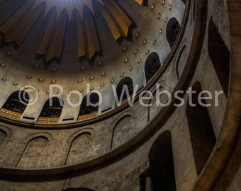 Church of the Holy Sepulchre 17, Jerusalem, 8x10 Fine Art HDR Israel Photo