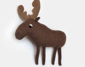 Marvin the Moose Lambswool Plush Toy - Made to order