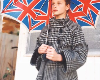 Vintage Umbrella 1960's Union Jack British Flag