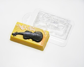 Violin mold, gifts for musician, guitar mold, music molds, cello instrument, cello mold, music soap mold, violin molds, musical instrument