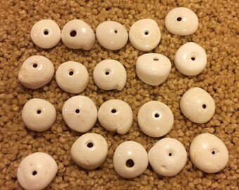 Real Puka shells 12mm~14mm - arts and crafts - jewelry making beads - 100%