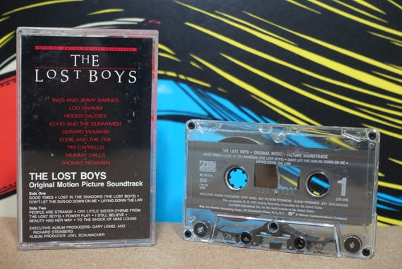The Lost Boys - Original Motion Picture Soundtrack by Various Artist Vintage Cassette Tape
