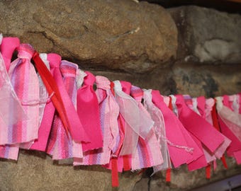 Valentine's Day Ribbon Garland Banner