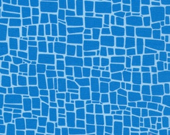 Royal Blue Dinosaur Skin from Robert Kaufman's Dinoroar Collection by Sea Urchin Studios