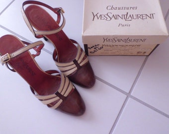 authentic vintage YVES SAINT LAURENT shoes
