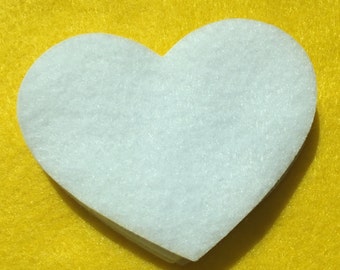 50 felt hearts - pre cut felt hearts - die cut felt hearts - felt heart - felt supplies - pre cut felt hearts - die cut felt hearts