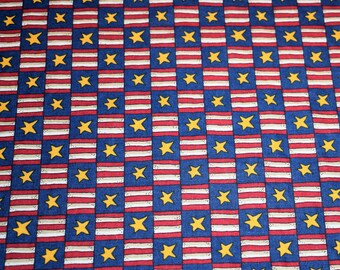 Red White and Blue Fabric, Flag Fabric, Americana Fabric, Patriotic Fabric, Quilting Fabric, Fabric, Cotton Fabric, Fabric By The Yard