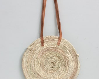 Hand Woven Bag Round Rattan Straw Bags Bohemia Style Beach Circle Bag beach 2018
