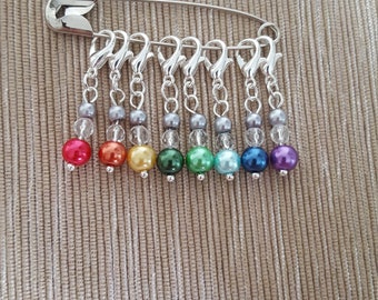 Rainbow Stitch Markers