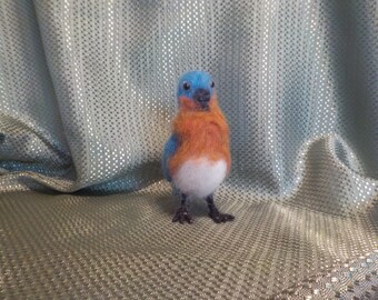 Needle Felted Bluebird