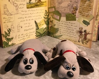 Tonka Pound Puppy Pair from 1986