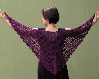 PDF Cascading Clusters Shawl CROCHET PATTERN