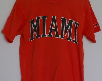 Vintage University of Miami tshirt