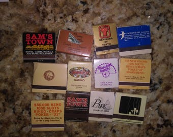 Vintage las Vegas match books