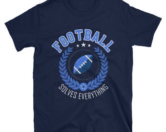 Football and Beer T-Shirt Funny Football Shirt Men's