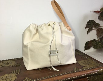 Pre-order Kit bag for knitting, project bag, knitting bag, shawl knitting bag, bag for knitter, gift for knitter, strikke