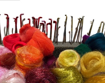Needle Felting Needles, color coded, #36, #38, #40, felting needles, barbed needles, wool felting tool, needle felting tool refill needles