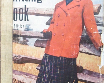 Vogue Knitting Book 4th Edition Conte Nast 1939 RARE