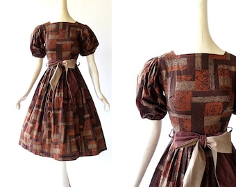 Vintage 50s Dress | Die Romantische | 1950s Dress | XXS