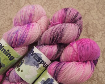 Pink set Nr.3 ExF Merino 19 - hand dyed yarn