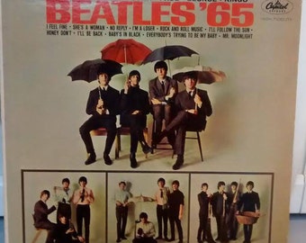 Beatles 65 LP Vintage Vinyl Record and Album Cover