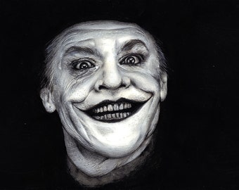 Joker (Jack Nicholson) Original Art Print