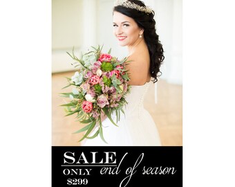 End of season SALE, Beautiful wedding dress size M, US 8, UK 10, Eur 38, Snow white wedding dress, Brides dress, elegant wedding dress