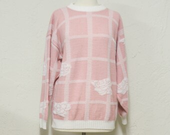 sweet vintage rose sweater