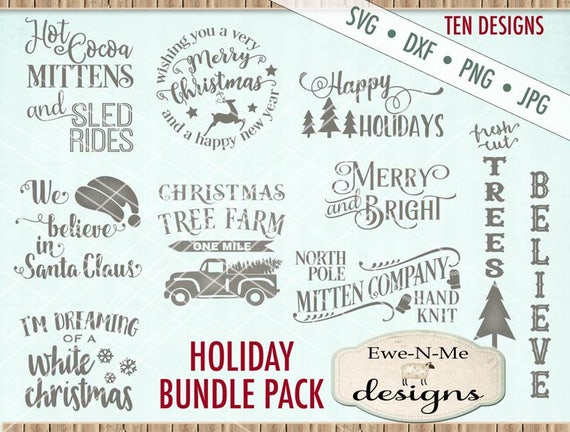 Christmas svg bundle christmas svg files Holiday svg