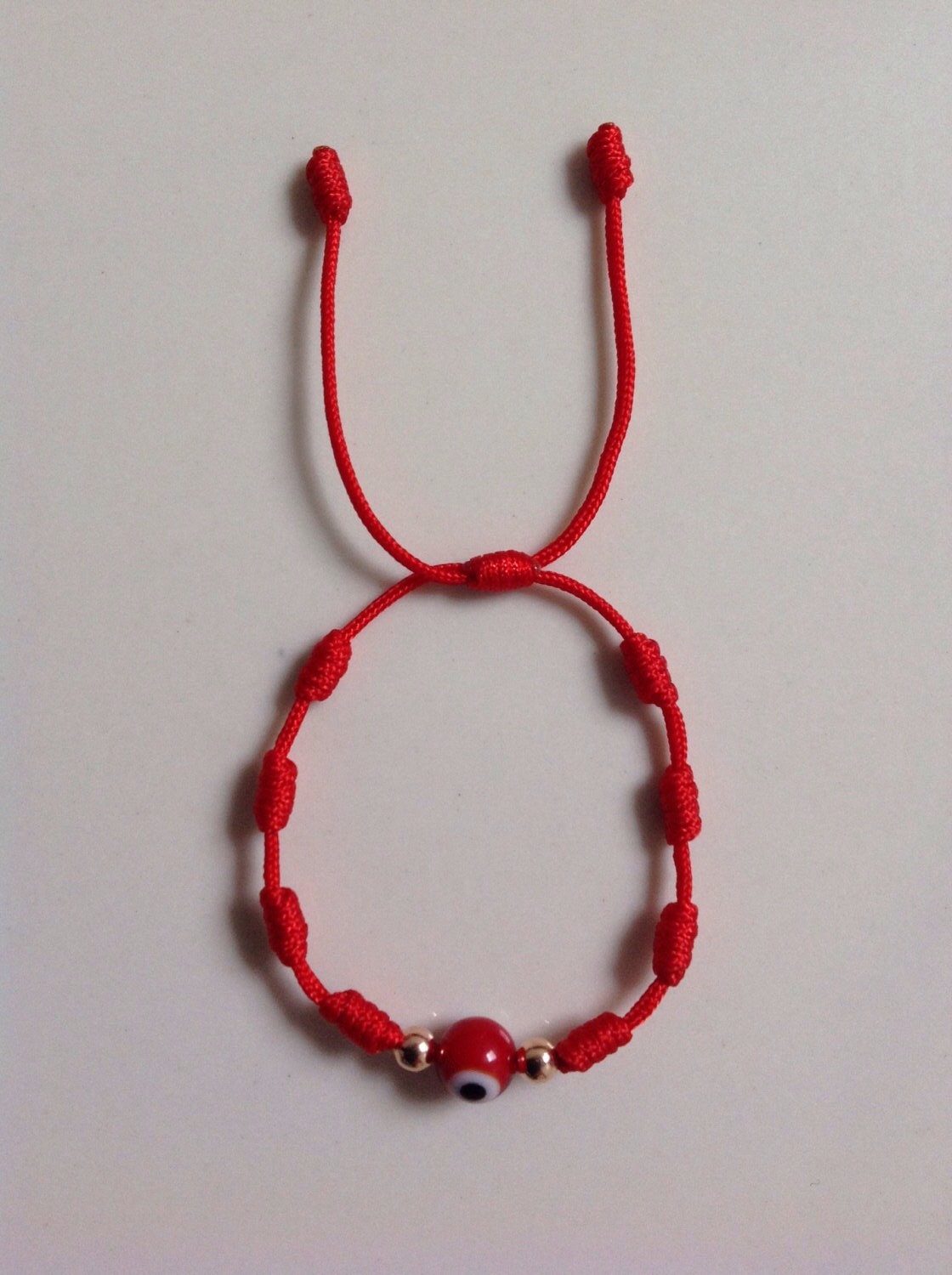 Red Bracelet For Baby Adjustable Protection Red Evil Eye Good