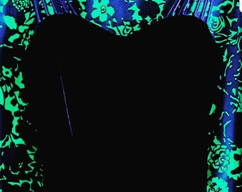 Flirty Black Velvet Dress