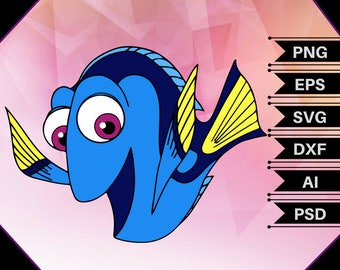 Happy Dory vector,dory svg,dory clipart,birthday,dory invitation,dory kid,dory print,dory printable,dory decor,dory decal,dory shirt