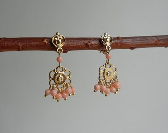 Coral Terpsichore Earrings