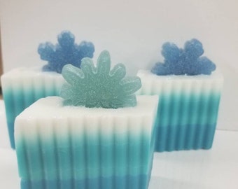 Let It Snow XL Handmade Soap