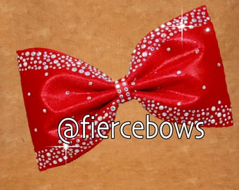 Miss Scarlett Tailless Rhinestone Bow