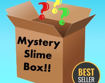 Mystery Slime box/Package FREE Extras Choose Large or Small Size box Scented Slime Cheap Slime shops Floam slime Cloud slime Cotton Candy