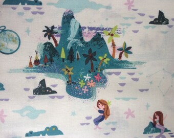 Neverland Island Fabric in Cream