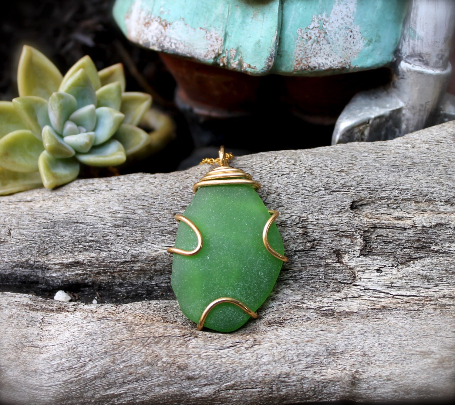 Sea Glass Jewelry made in Hawaii Hawaiian Jewelry by Mermaid
