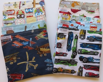 Reusable Sandwich Bags Any Ten You Choose Fabric Eco Friendly
